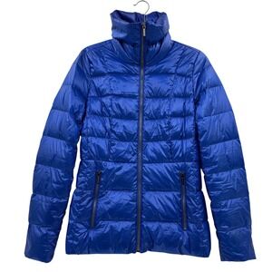 Lands End Lightweight Down Puffer Jacket Size 4T Blue Packable‎ Gorpcore